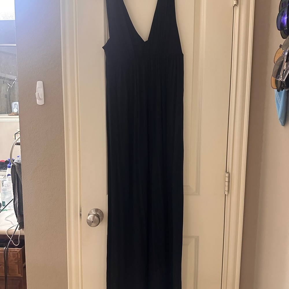 J. Crew Black Maxi Dress